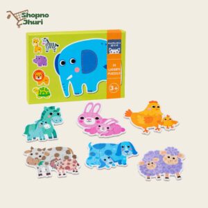 Animal Family Puzzle Set (6 Packs Matching Puzzle)
