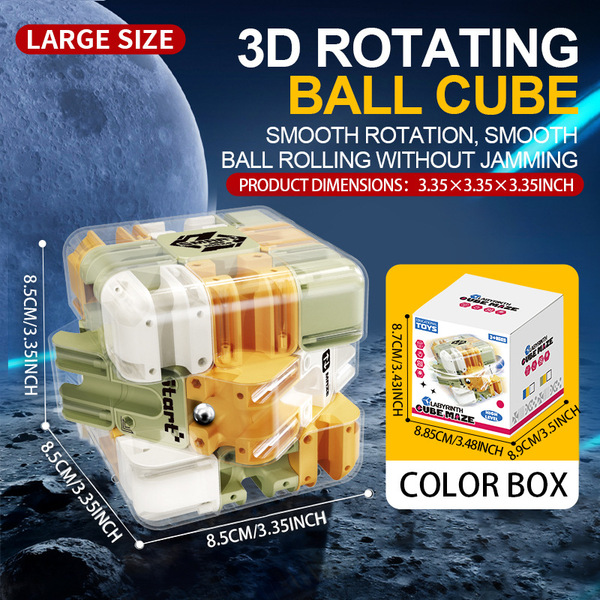Labyrinth 3D Maze Cube: Engaging Brain Teaser Race Game, Relieve Stress Toys - Image 5