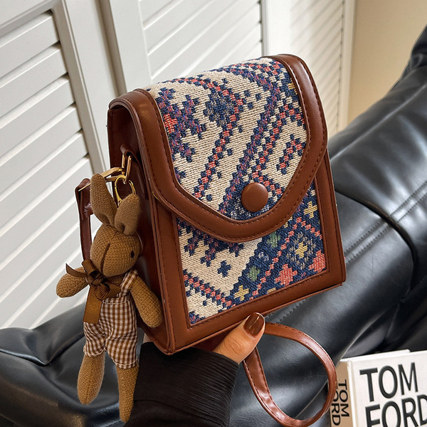 New Shoulder Small Square Mobile Phone Bag - Image 5